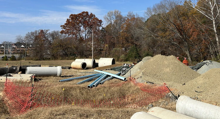 Construction site of Alexander Farms